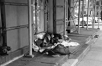 Homeless : Street Life : New York : Personal Photo Projects : Photos : Richard Moore : Photographer